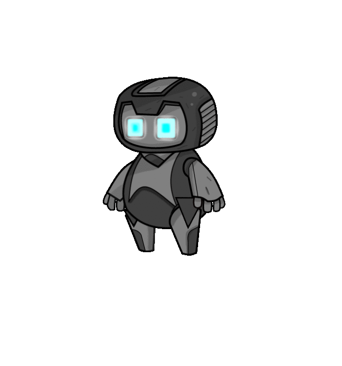 Animated robot agent preview